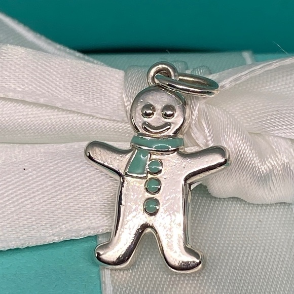 Tiffany & Co Gingerbread Man Charm 925 silver excellent condition - Picture 5 of 5